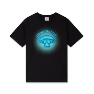 Airbrush Mushroom Logo T-shirt met korte mouwen