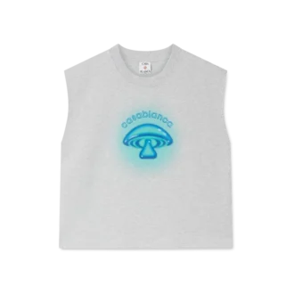 Airbrush Mushroom mouwloos T-shirt