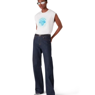 Airbrush Mushroom mouwloos T-shirt