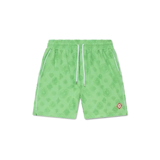 Badstof Monogram-Shorts