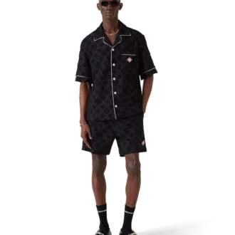 Badstof Monogram-Shorts