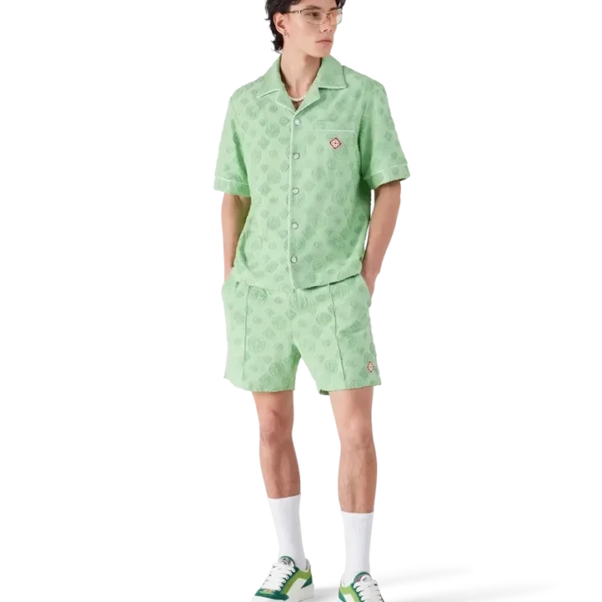 Badstof Monogram-Shorts