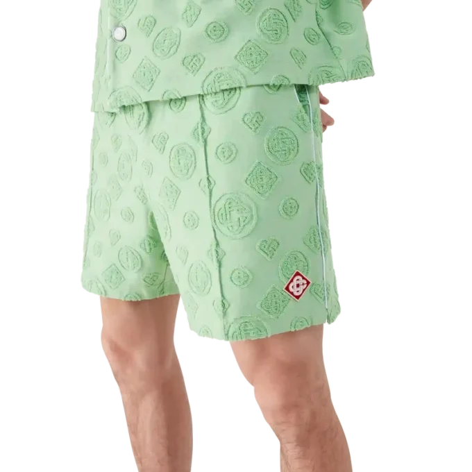 Badstof Monogram-Shorts
