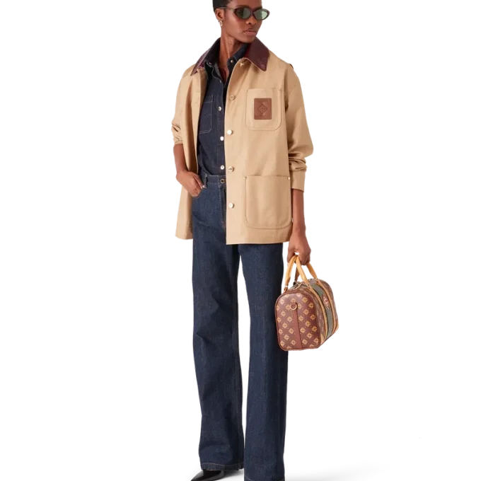 Beige werkjas Beige werkjas