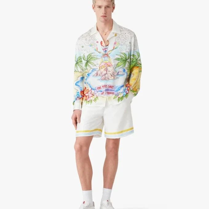 Better Days zijden overhemd met lange mouwen Better Days zijden overhemd met lange mouwen