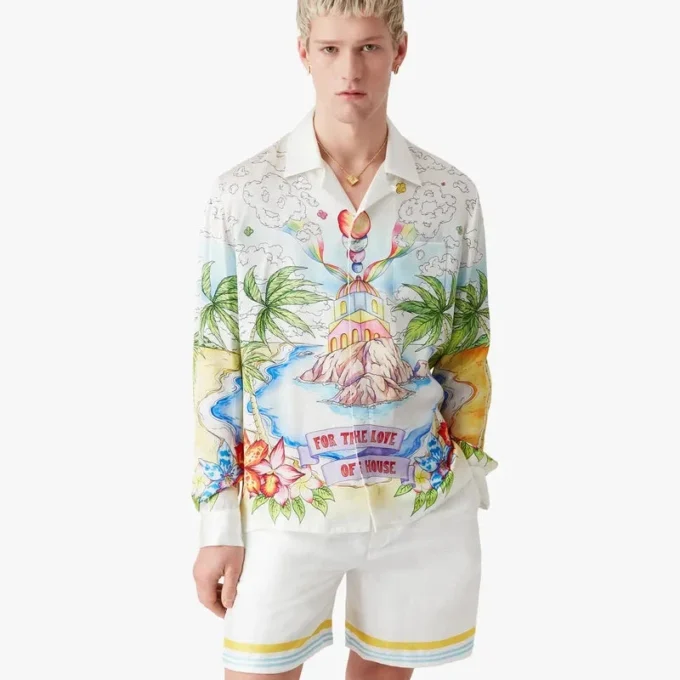 Better Days zijden overhemd met lange mouwen Better Days zijden overhemd met lange mouwen