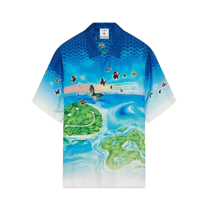 Beyond Destiny zijden shirt met korte mouwen