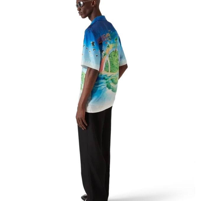 Beyond Destiny zijden shirt met korte mouwen