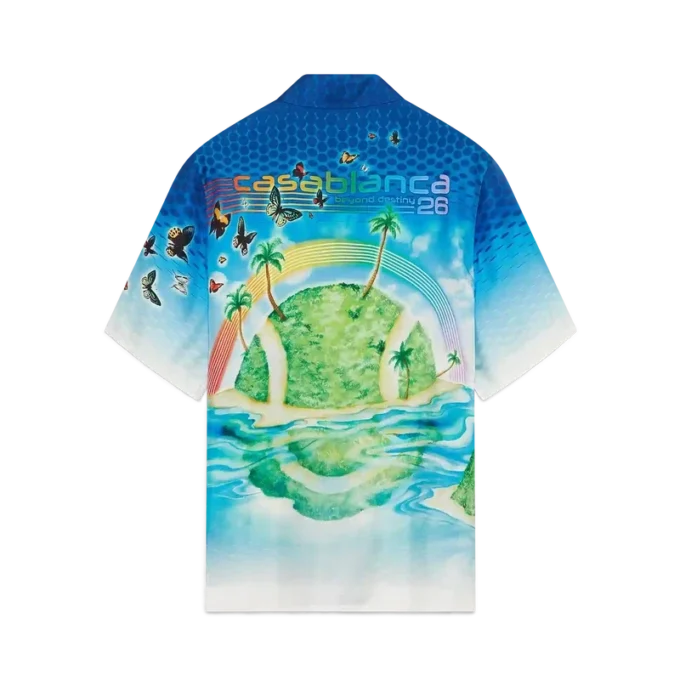 Beyond Destiny zijden shirt met korte mouwen