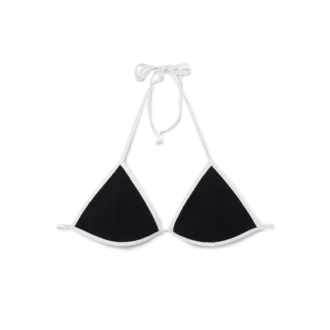 Bikinitop met textuur