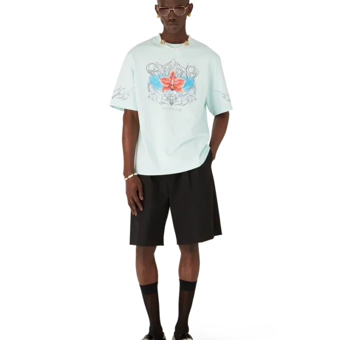 Blades oversized T-shirt met korte mouwen