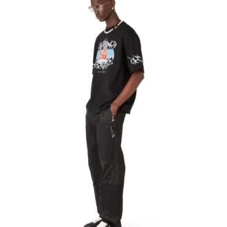 Blades oversized T-shirt met korte mouwen