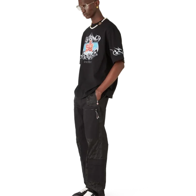 Blades oversized T-shirt met korte mouwen