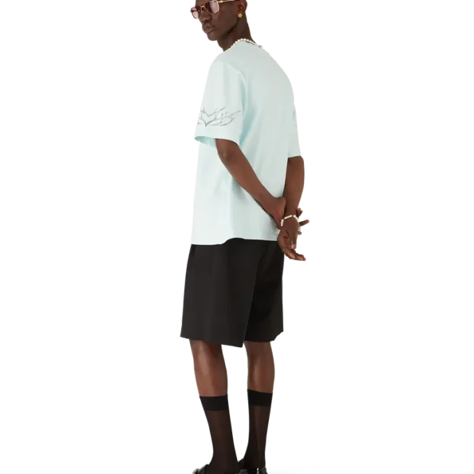 Blades oversized T-shirt met korte mouwen