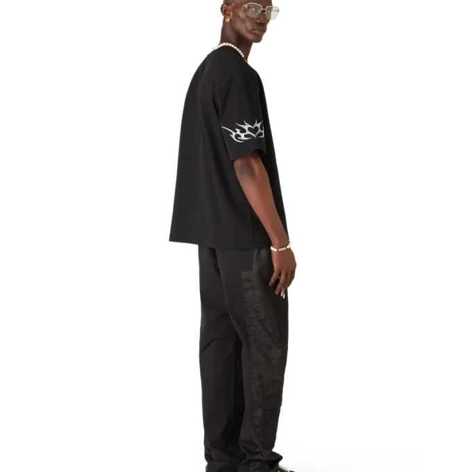 Blades oversized T-shirt met korte mouwen