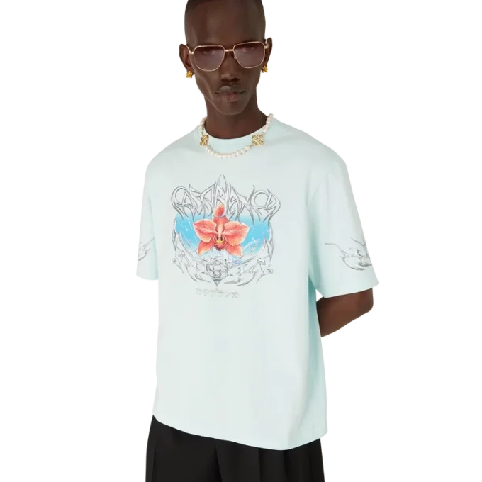 Blades oversized T-shirt met korte mouwen