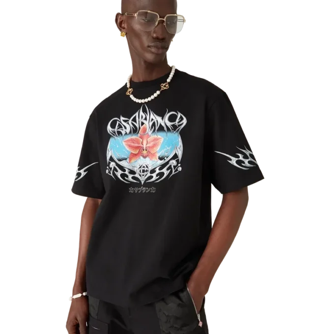 Blades oversized T-shirt met korte mouwen