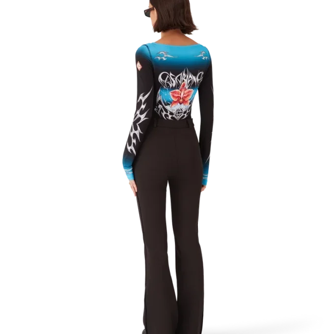 Blades Slinky Jersey-shirt met lange mouwen