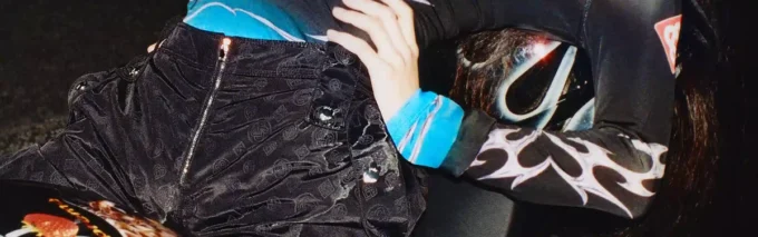 Zwarte kleine Jeanne-tas