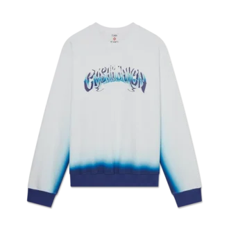 Blauw vervaagd sweatshirt