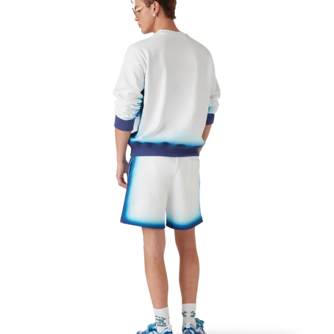 Blauw vervaagd sweatshirt