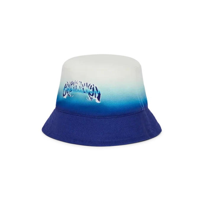 Blauwe buckethoed met kleurverloop