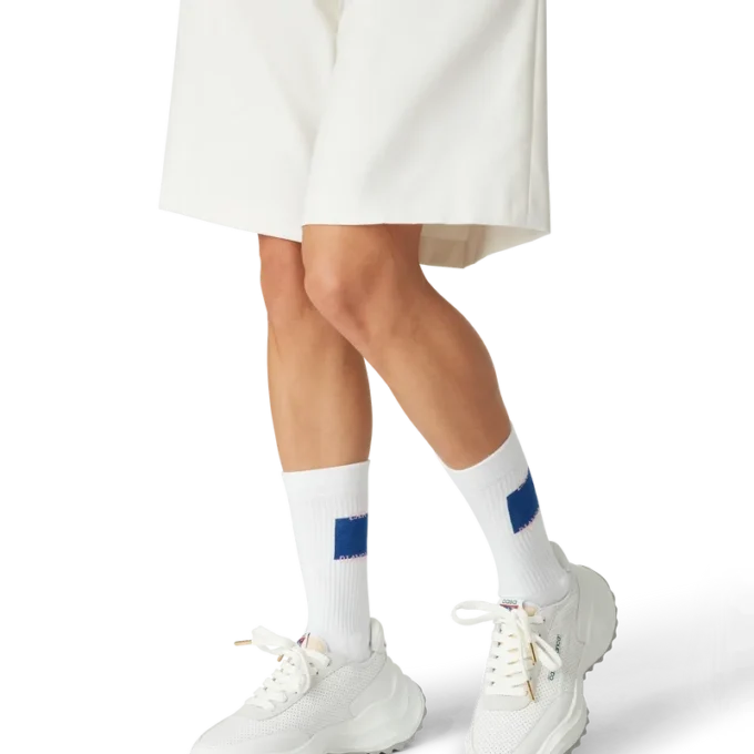 Blauwe Casa vierkante sokken