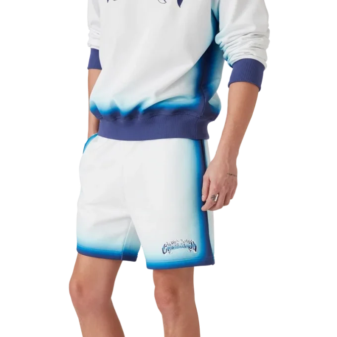 Blauwe Fade-sweatshorts Blauwe Fade-sweatshorts