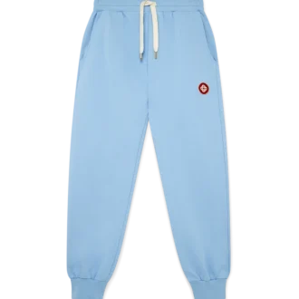 Blauwe joggingbroek met logopatch