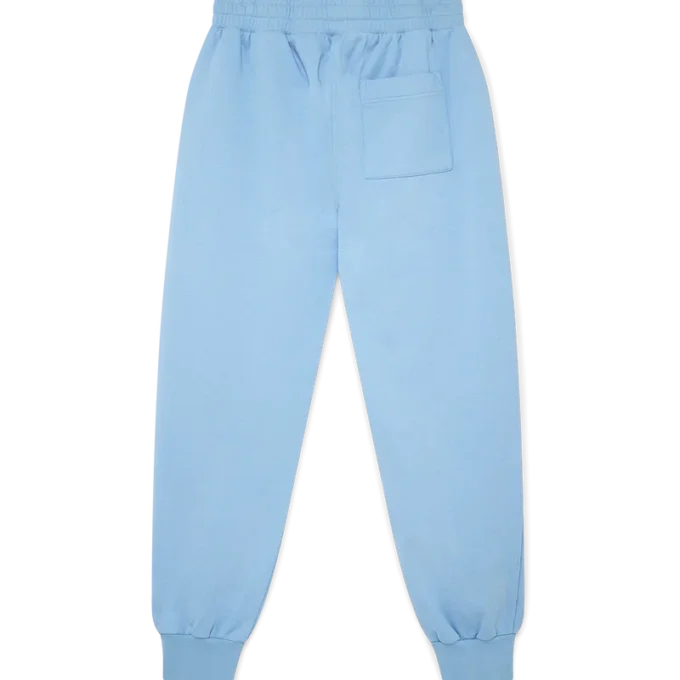 Blauwe joggingbroek met logopatch