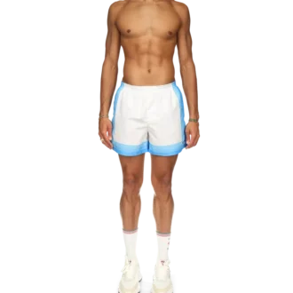 Blauwe zwembroek met kleurverloop