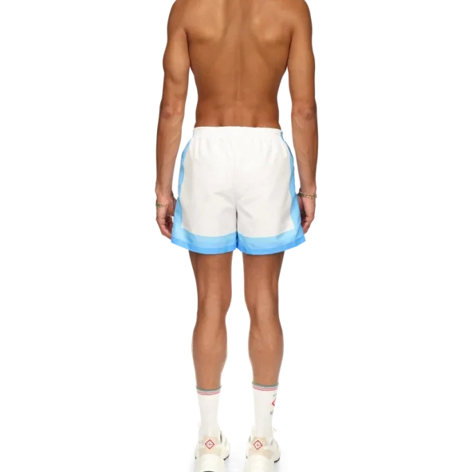 Blauwe zwembroek met kleurverloop