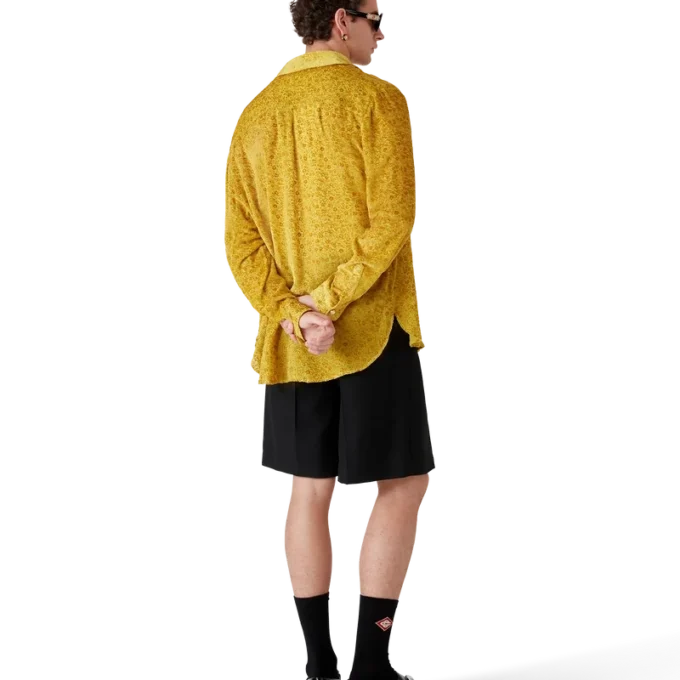 Bloemenprint Devora-zijden overhemd