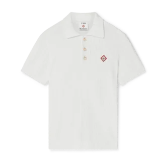 Bouclé poloshirt