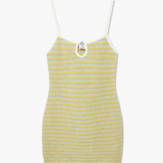 Bourgeois gestreepte mini-jurk