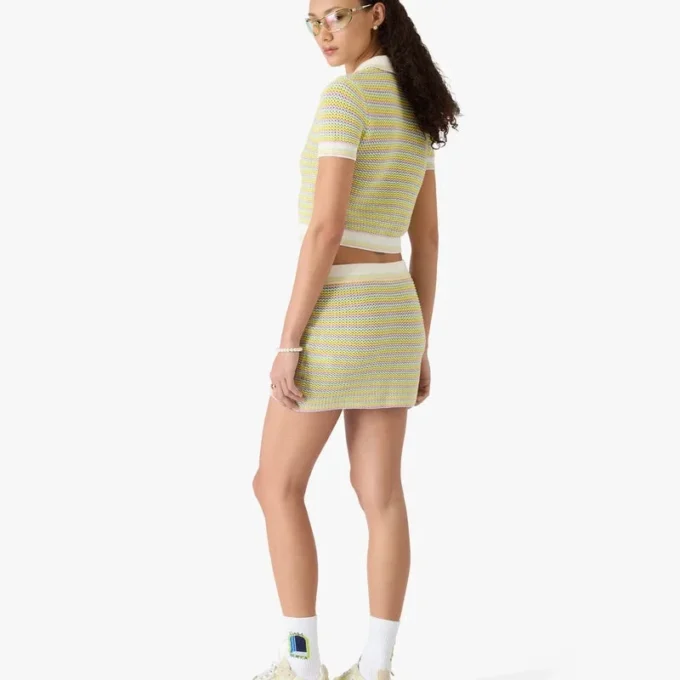 Bourgeois gestreepte minirok