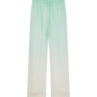 Broek van Monogram-jacquard met kleurverloop