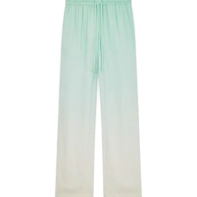 Broek van Monogram-jacquard met kleurverloop Broek van Monogram-jacquard met kleurverloop