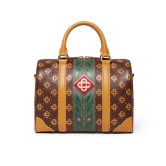 Bruine Mini Monogram Weekendtas