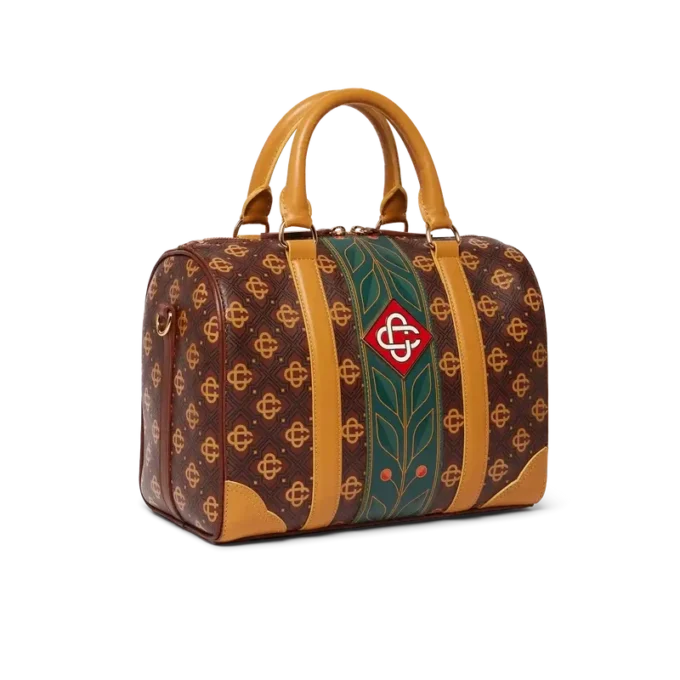 Bruine Mini Monogram Weekendtas