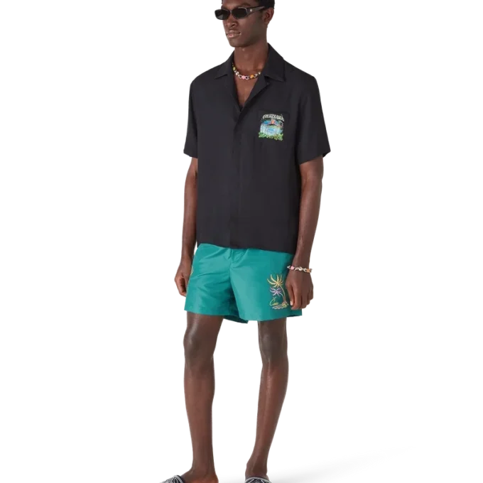 Casa Embroidery zwemshort