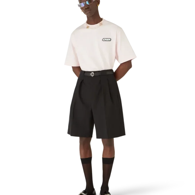 Casa Racing oversized T-shirt met korte mouwen