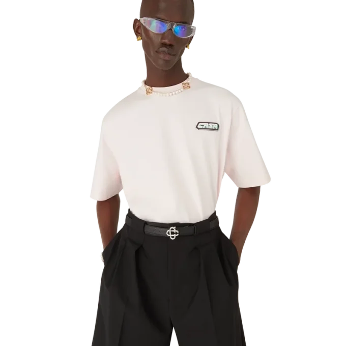 Casa Racing oversized T-shirt met korte mouwen