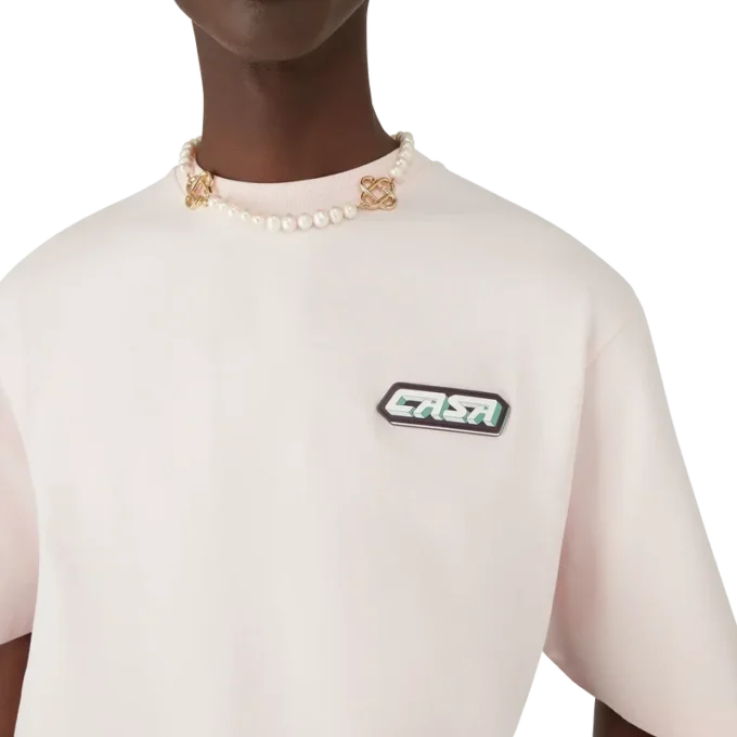 Casa Racing oversized T-shirt met korte mouwen