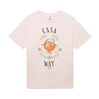 Casa Way Orange Mascot T-shirt met korte mouwen
