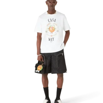 Casa Way Orange Mascot T-shirt met korte mouwen
