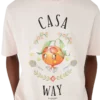 Casa Way Orange Mascot T-shirt met korte mouwen