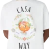 Casa Way Orange Mascot T-shirt met korte mouwen