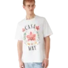 Casa Way Orchid-logo T-shirt met korte mouwen