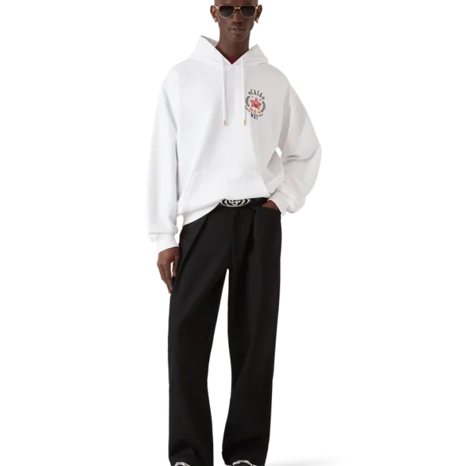 Casa Way Orchid Sweatshirt met capuchon